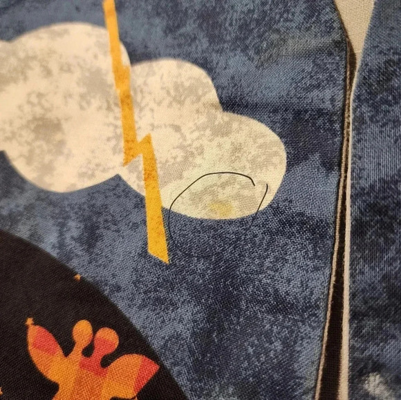 VINTAGE Noahs Ark Vest Handmade Handcrafted Reversible Grandma Core Size Large - Picture 6 of 6